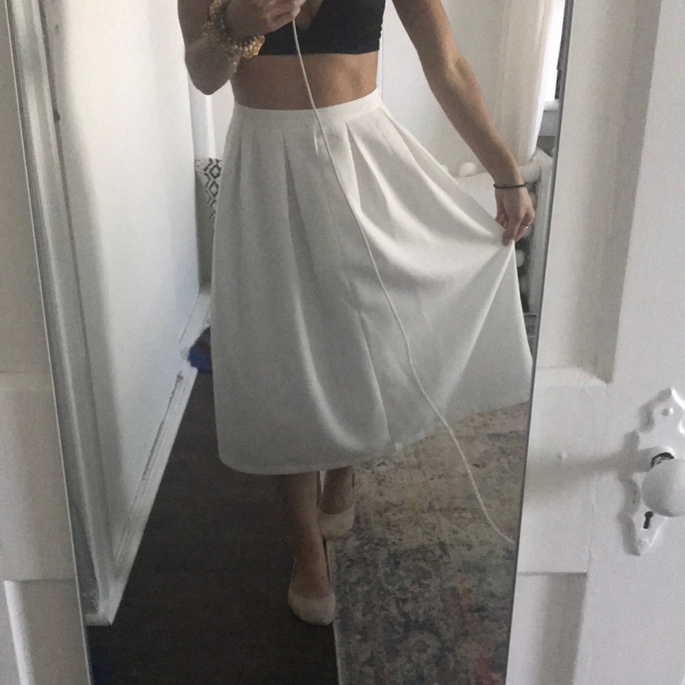 White full skirt